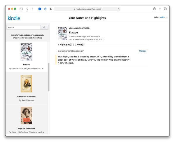kindle for mac automatic annotation when paste